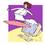 I'm surfing for the truth!