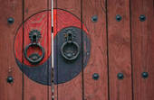 yin yang door